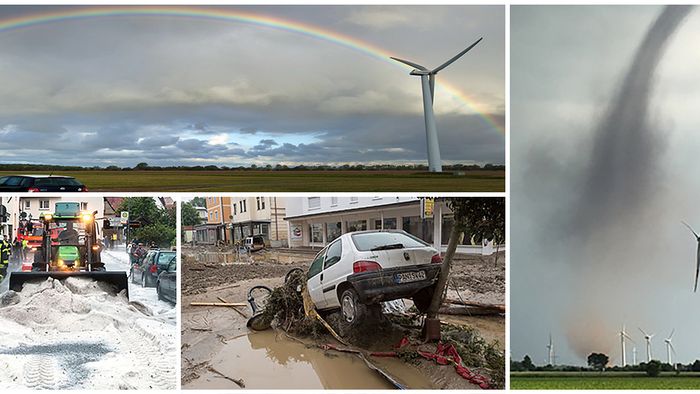 Wetterjahr 2016 - Flutkatastrophen, Doppel-Tornado und Schneemassen