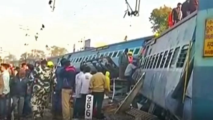 Viele Tote bei Zugunglück in Indien