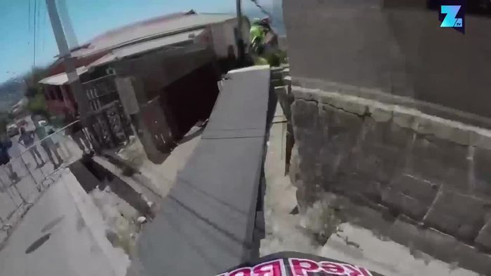 Urban Downhill: Speed-Wahnsinn in Valparaiso