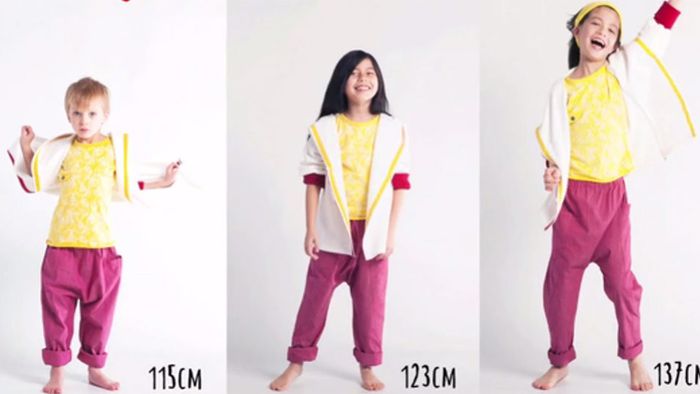 Clever: Diese Klamotten wachsen mit den Kids