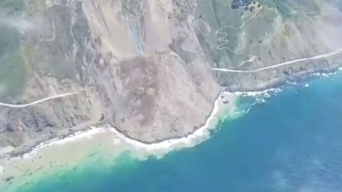 Kalifornien: Pacific Coast Highway von Erdrutsch getroffen