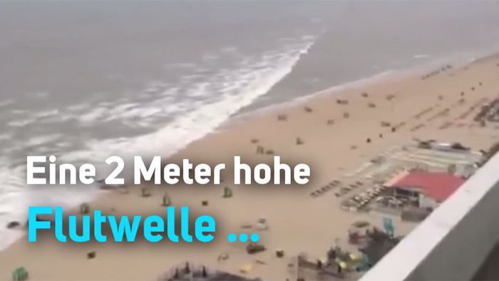 Wetterchaos: Mini-Tsunami in Zandvoort