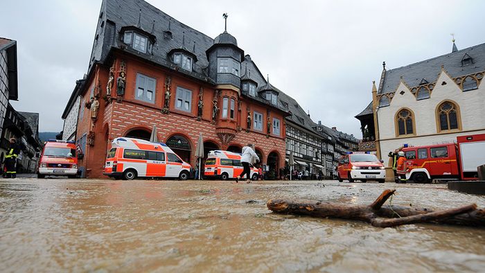 So wütete das Hochwasser in Goslar