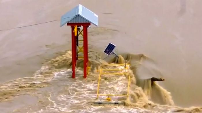 Überflutungen in der Dom Rep nach Hurrikan MARIA