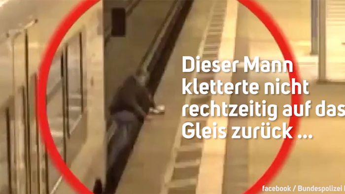 Schockmoment in NRW: Mann von Zug mitgeschleift