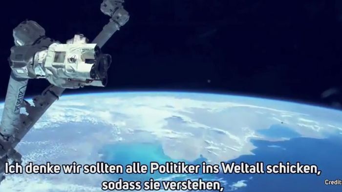 Zerbrechliche Erde: Astronaut zeigt seinen Blickwinkel