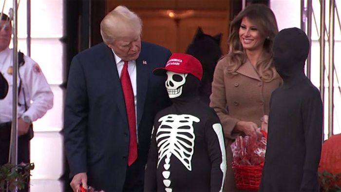 Horror im Weißen Haus: Die Trumps feiern Halloween