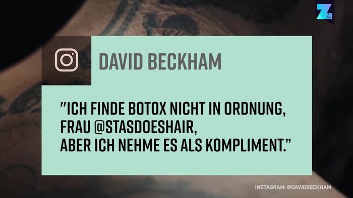 Botox-Spritzen: Was ist dran am Gerücht um Beckham?