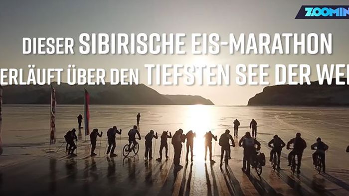 Wunderschön, aber gefährlich: Eis-Marathon in Sibirien