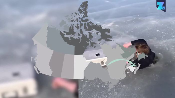 Frieren die nicht? Brüder trainieren im kanadischen Eis