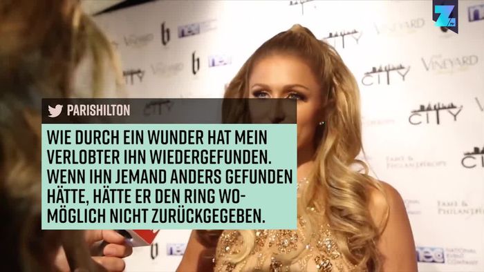 Wegen Ring: Paris Hilton hat Angst überfallen zu werden