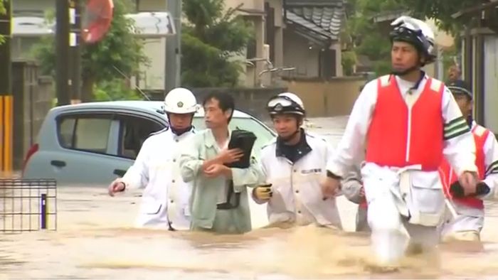 Flut-Katastrophe: Dutzende Tote in Japan!