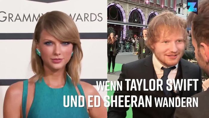 Beim Wandern: Taylor Swift macht sich über Ed Sheeran lustig