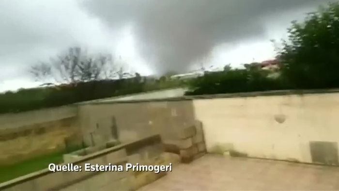 Tornados suchen Süditalien heim