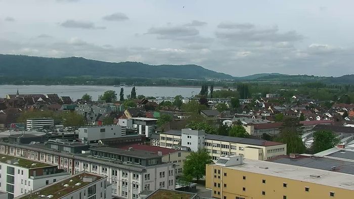 HD Live Webcam Radolfzell am Bodensee - aquaTurm Hotel