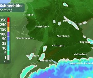 Schneehöhen-Prognose 72 Stunden - Wetterfilm