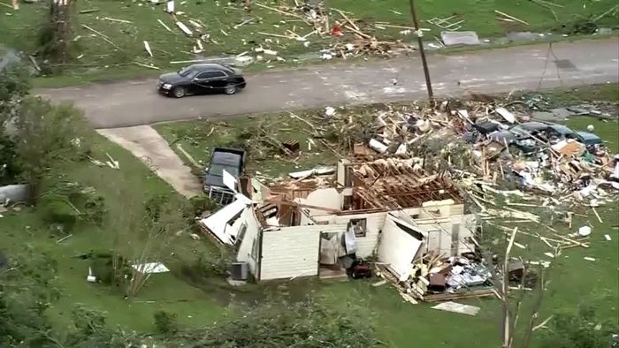 Kapitale Zerstörungen: Tornado macht in Texas Kleinholz
