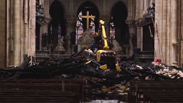 Nach Brandkatastrophe: So sieht Notre Dame von innen aus