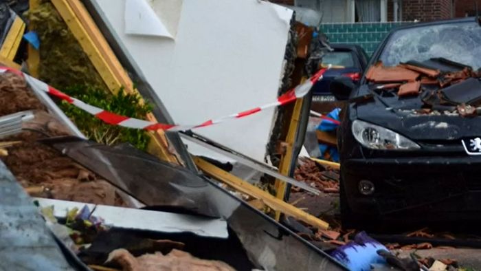 Bilder der Zerstörung: Tornado trifft Bocholt