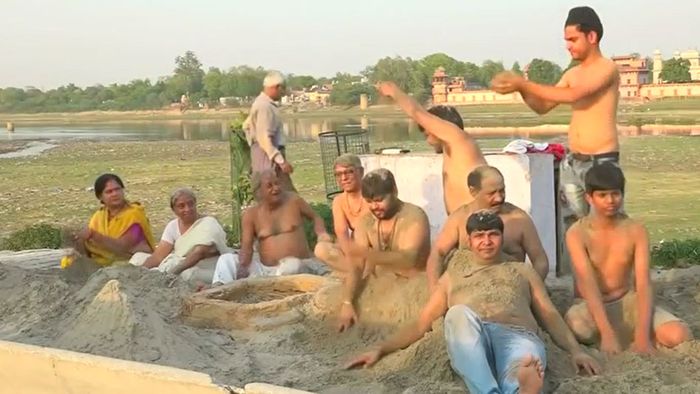 Dürre in Indien: Sandbad statt Wasserbad