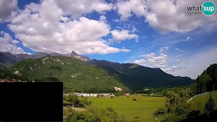 HD Live Webcam Kobarid - Paragliding Landeplatz