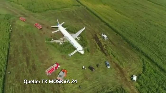 Ein Wunder: Airbus-Notlandung im Maisfeld ohne Todesopfer