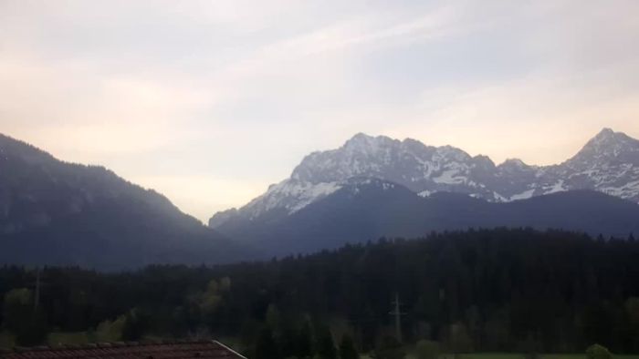 HD Live Webcam Krün - Barmsee - Alpenwelt Karwendel