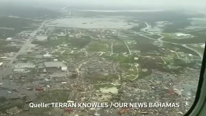 Nichts steht mehr! Bahamas-Inseln nach DORIAN ein Trümmerfeld
