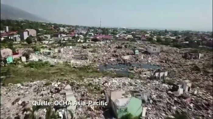 Ein Jahr nach Erdbeben und Tsunami: Sulawesi noch immer voller Zerstörungen