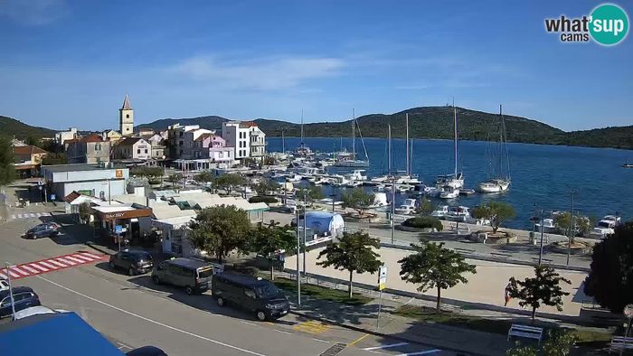HD Live Webcam Pirovac - Marina und Bucht