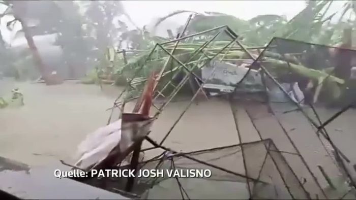 So heftig wütete Taifun KAMMURI auf den Philippinen