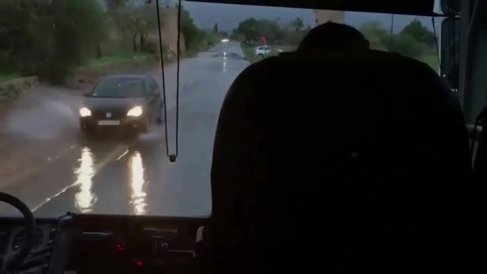 Heftige Gewitternacht mit Überflutungen auf Mallorca