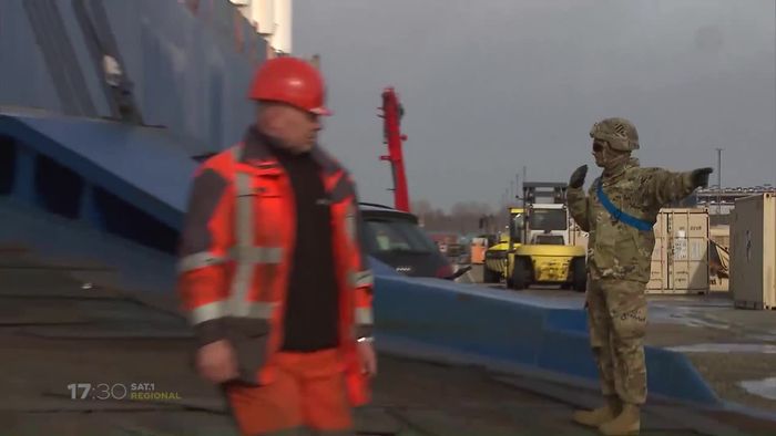 Nato-Manöver „Defender 2020“: Erste Panzer in Bremerhaven angekommen