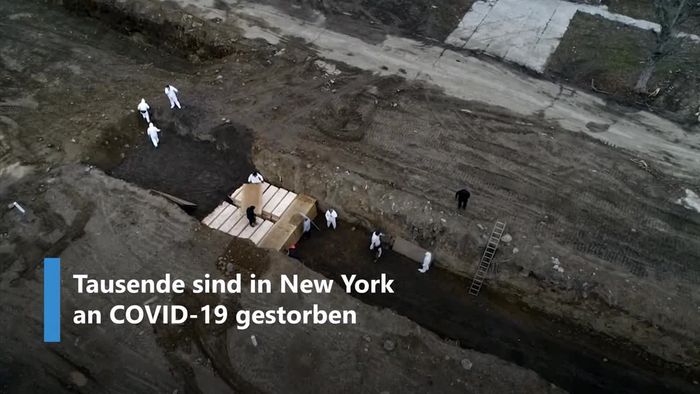 Drastisches Video: Massengräber für die Ärmsten von New York