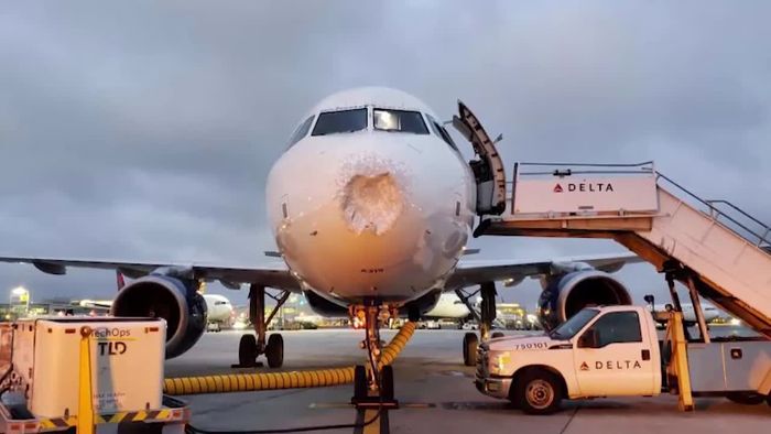 Hagel richtet verheerenden Schaden an Airbus an