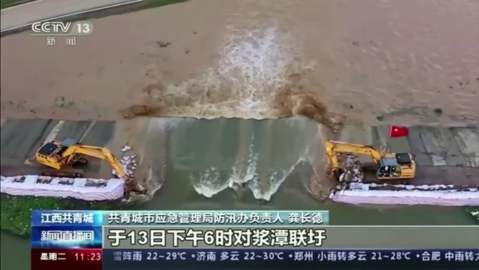 Überflutungskatastrophe in China: Niederschlag auf höchstem Stand seit 1961