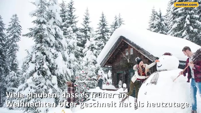 Schnee zur Bescherung: Gab es früher öfter weiße Weihnachten?