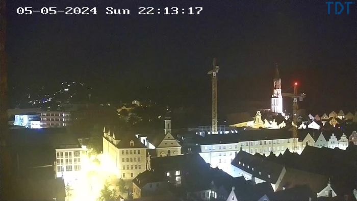 HD Live Webcam Landshut - Altstadt - Heilig-Geist-Kirche