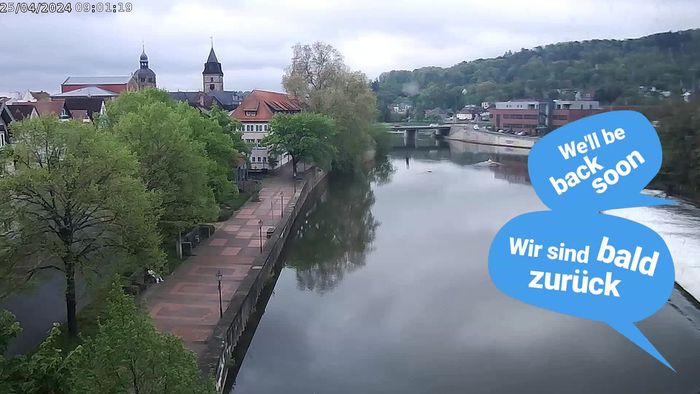 HD Live Webcam Hameln - Weser - Pfortmühle