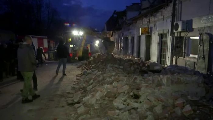 Tote und Verletzte bei Erdbeben in Kroatien