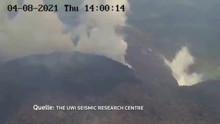 Evakuierung: Vulkan auf St. Vincent vor Ausbruch