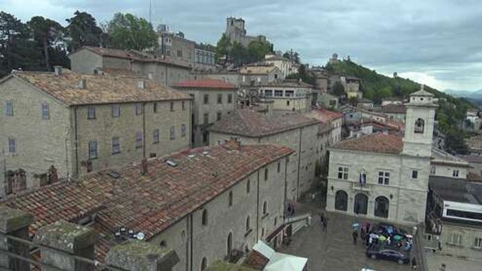 HD Live Webcam Città di San Marino - Palazzo Pubblico