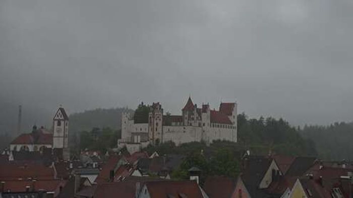 HD Live Webcam Füssen - Altstadt - Hohes Schloss