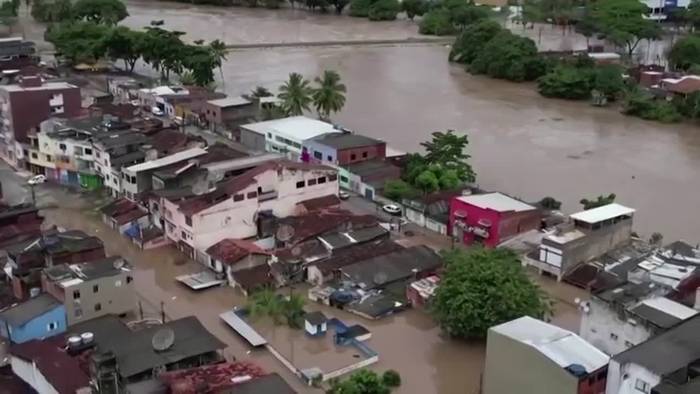 Nach Dammbrüchen: Überschwemmungskatastrophe in Brasilien