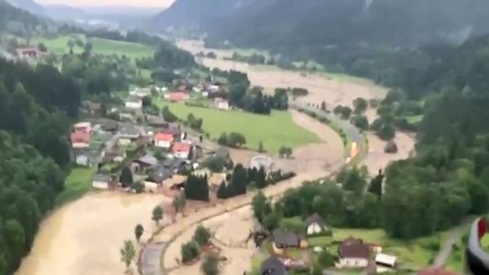 Unwetterkatastrophe in Österreich!