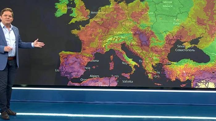 Hitzewelle in Europa: Meteorologe zeigt, wie ernst die Lage ist