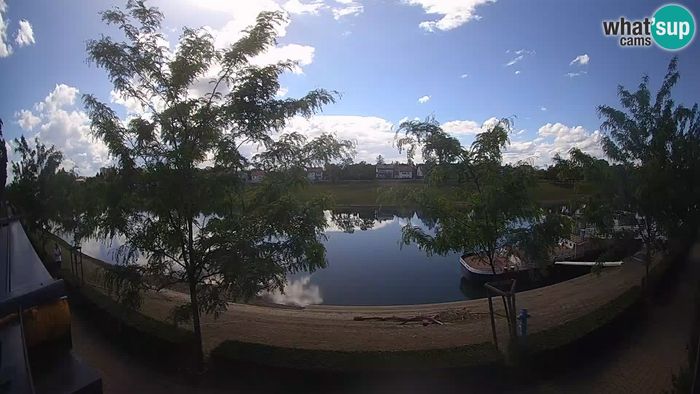 HD Live Webcam Sisak Live-Webcam Blick auf den Fluss Kolpa - Kroatien