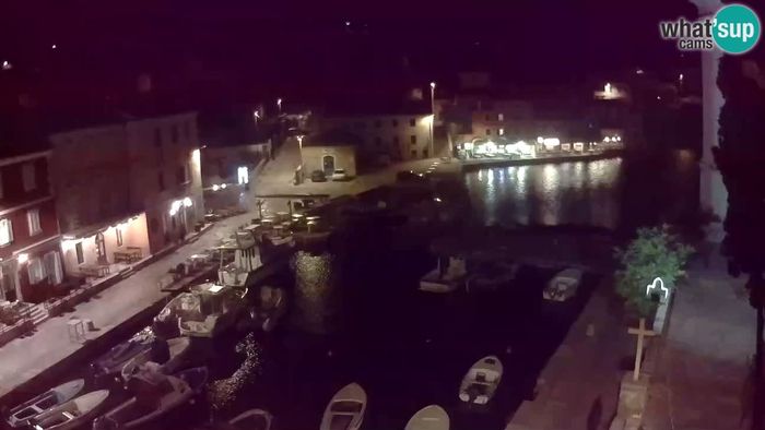 HD Live Webcam Webcam – Den Hafen und die Bucht von Veli Lošinj