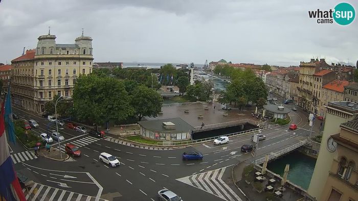 HD Live Webcam Rijeka – Tito platz und Fiumara