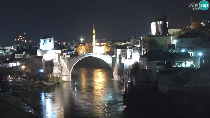 HD Live Webcam Mostar – Die Alte Brücke über den Fluss Neretva